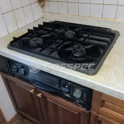 施工前のビルトインガスコンロ（PKD-36CGR1B）