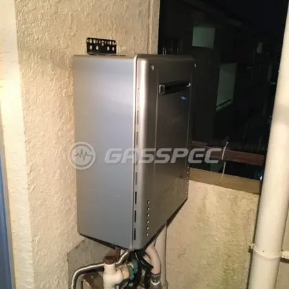 施工後の暖房熱源機（ノーリツ GT-C2462SAWX BL）