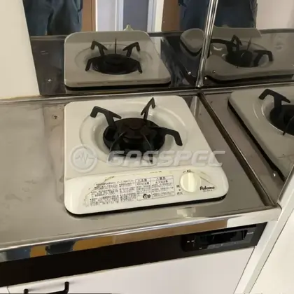 施工前のビルトインガスコンロ（PD-1MH-B）
