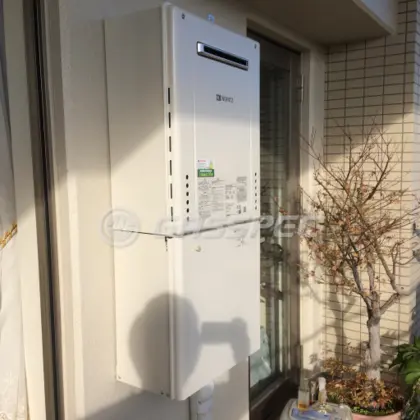 施工後の給湯器（ノーリツ GT-2460SAWX-1 BL）