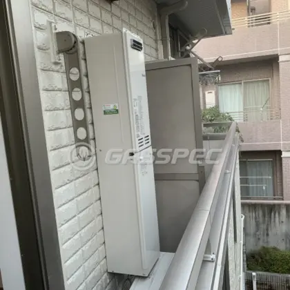 施工後の給湯器（リンナイ RUX-VS1616W(A)-E）