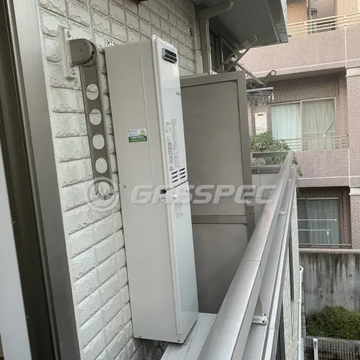 交換後の給湯器（リンナイ RUX-VS1616W(A)-E）