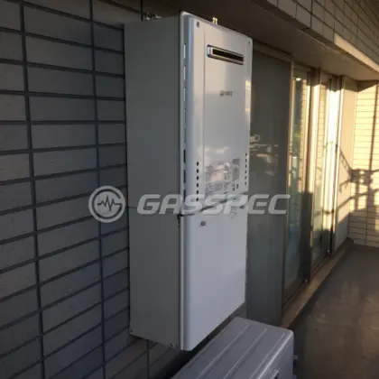 施工後の給湯器（ノーリツ GT-2060SAWX-1 BL）