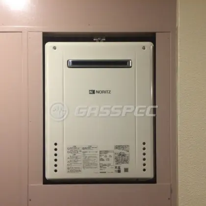 施工後の給湯器（ノーリツ GT-1660SAWX-1 BL）