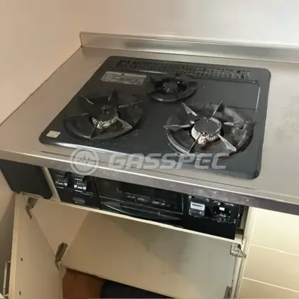 施工前のビルトインガスコンロ（DG3295NR）