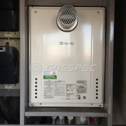 施工後の給湯器（ノーリツ GT-2460AWX-T-1 BL）