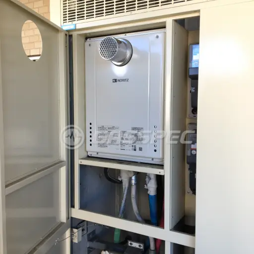 交換後の給湯器（ノーリツ GT-2460SAWX-T-1 BL）