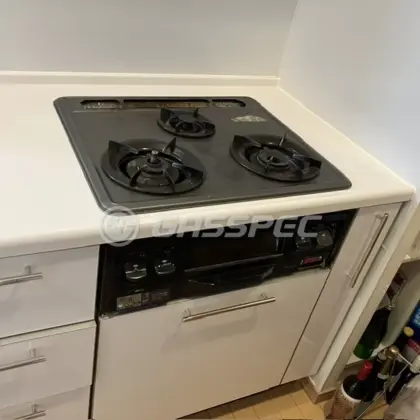 施工前のビルトインガスコンロ（PD-31EA）