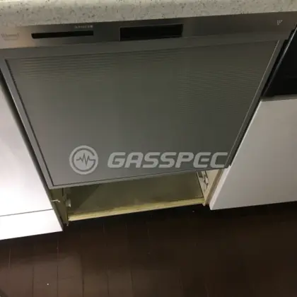 施工後のビルトイン食洗機（リンナイ RSW-404LP）