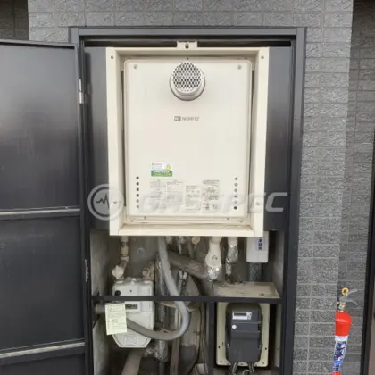 施工後の給湯器（ノーリツ GT-2060SAWX-T-1 BL）