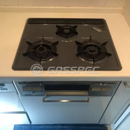 施工前のビルトインガスコンロ（RBG-31J6S-R）