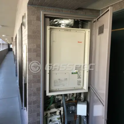 施工後の暖房熱源機（リンナイ RUFH-A2400AU2-3）