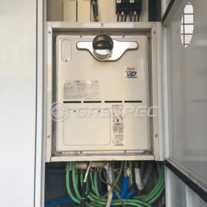施工後の暖房熱源機（リンナイ RVD-A2400SAT2-3(A)）
