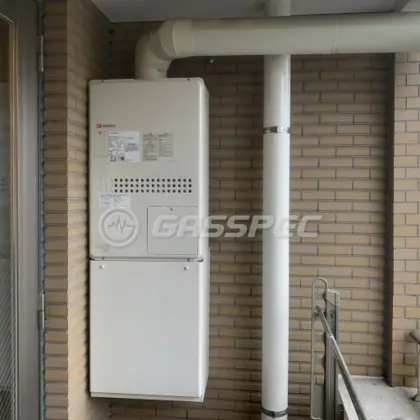施工後の暖房熱源機（ノーリツ GTH-1644AWX3H-H-1 BL）