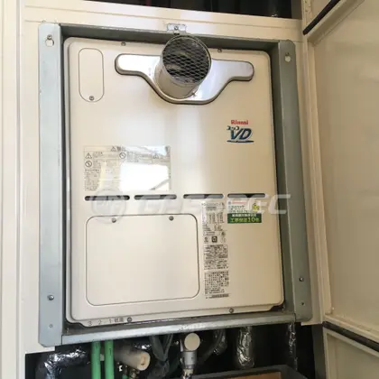 施工後の暖房熱源機（リンナイ RVD-A2400SAT2-3(A)）