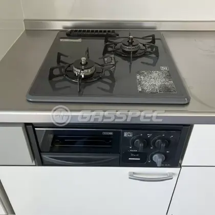 施工前のビルトインガスコンロ（ZGCZL4R11AKE）