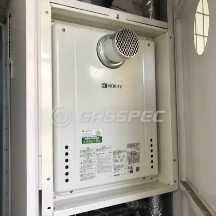 施工後の給湯器（ノーリツ GT-2460SAWX-T-1 BL）