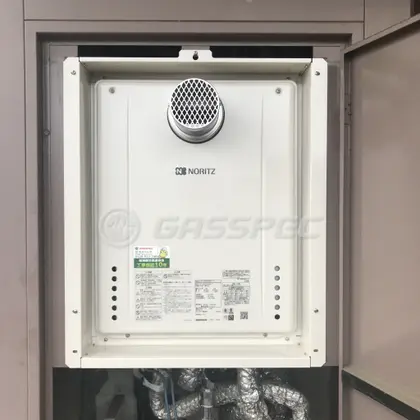 施工後の給湯器（ノーリツ GT-2060SAWX-T-1 BL）