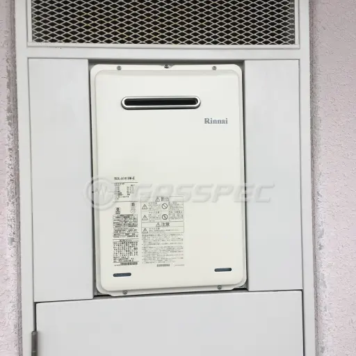 交換後の給湯器（リンナイ RUX-A1615W-E）