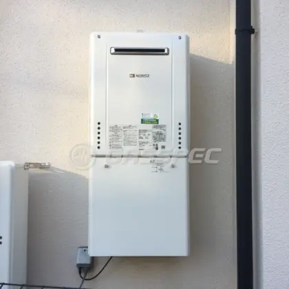 施工後の給湯器（ノーリツ GT-2460SAWX-1 BL）