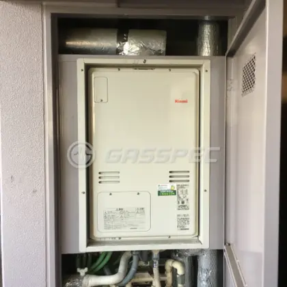 施工後の暖房熱源機（リンナイ RUFH-A2400AU2-3）