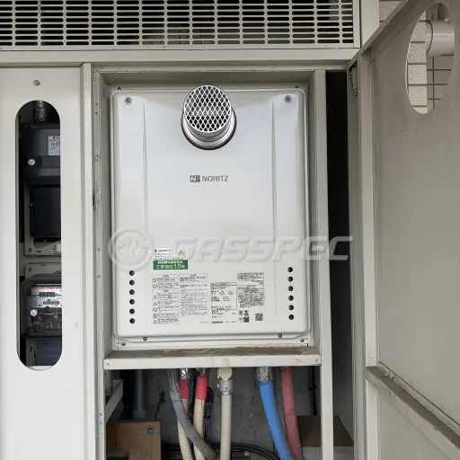 交換後の給湯器（ノーリツ GT-2460SAWX-T-1 BL）