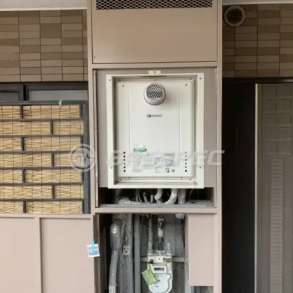 施工後の給湯器（ノーリツ GT-2060SAWX-T-1 BL）