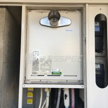 施工後の給湯器（リンナイ RUF-A2405SAT-L(B)）