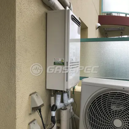 施工後の給湯器（ノーリツ GQ-2427AWX-DX BL）