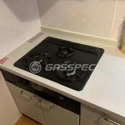 施工前のビルトインガスコンロ（DG3296NQ1U）
