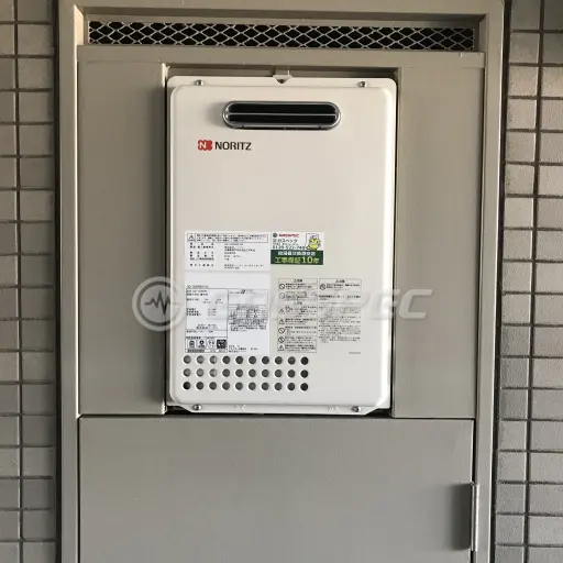 交換後の給湯器（ノーリツ GQ-1626AWX-DX BL）