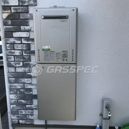 施工後の給湯器（ノーリツ GT-C2462AWX BL）