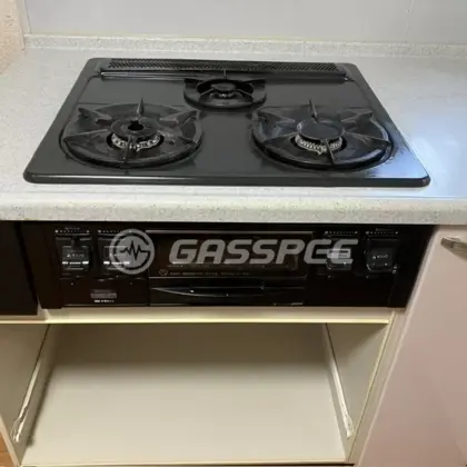 施工前のビルトインガスコンロ（DG3296NR）
