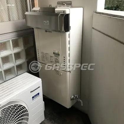 施工後の給湯器（ノーリツ GT-2460SAWX-1 BL）