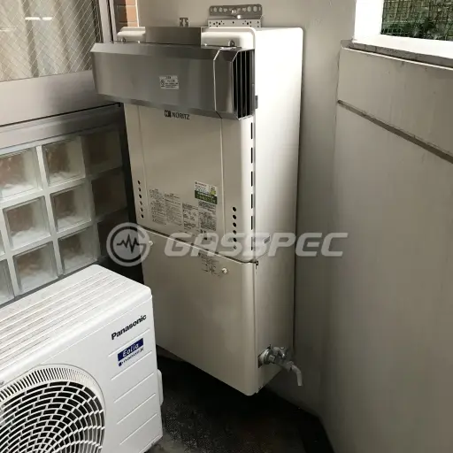 交換後の給湯器（ノーリツ GT-2460SAWX-1 BL）