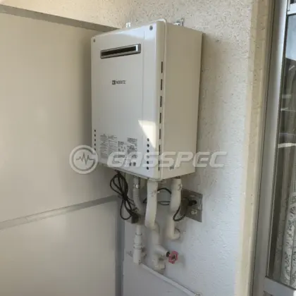 施工後の給湯器（ノーリツ GT-2060SAWX-1 BL）