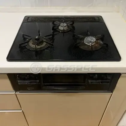 施工前のビルトインガスコンロ（DG32E1NR）
