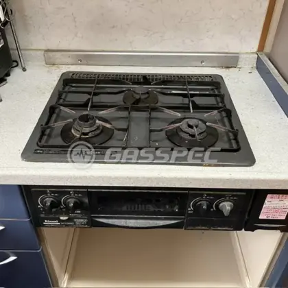 施工前のビルトインガスコンロ（RBG-30B5S）