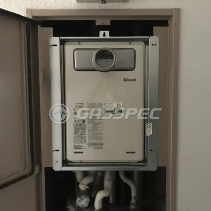 施工後の給湯器（リンナイ RUJ-A1610T）