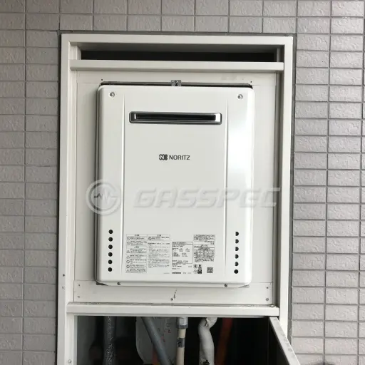 交換後の給湯器（ノーリツ GT-2460SAWX-1 BL）