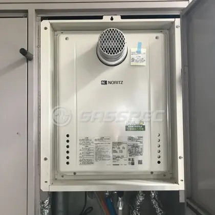 施工後の給湯器（ノーリツ GT-1660SAWX-T-1 BL）