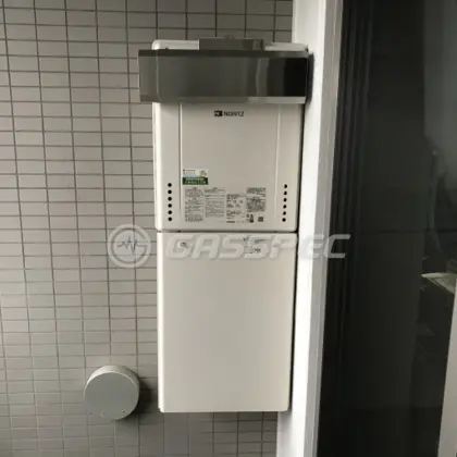 施工後の給湯器（ノーリツ GT-2460SAWX-1 BL）