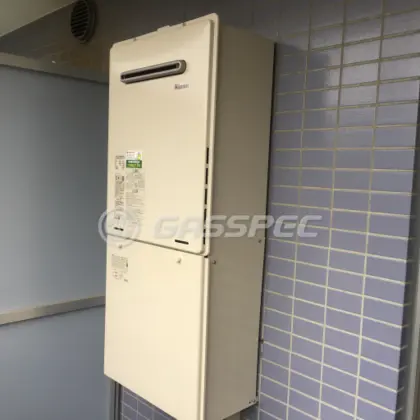 施工後の給湯器（リンナイ RUF-A2005SAW(B)）