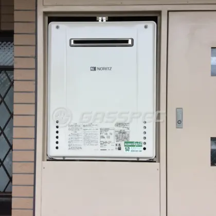 施工後の給湯器（ノーリツ GT-2060SAWX-1 BL）