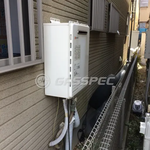 交換前の給湯器（ノーリツ GT-2428SAWX）