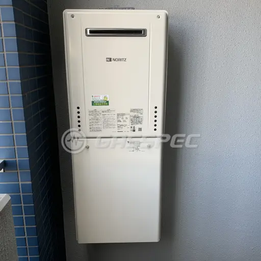 交換後の給湯器（ノーリツ GT-2460SAWX-1 BL）