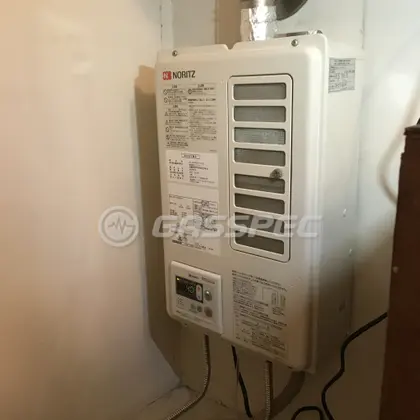 施工後の給湯器（ノーリツ GQ-1637WSD-F-1 BL）