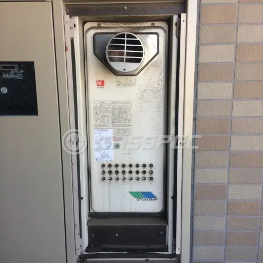 交換前の給湯器（ノーリツ GT-2003SAW-Ｔ）