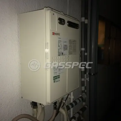 施工後の暖房熱源機（ノーリツ GTH-2445SAWX-1 BL）