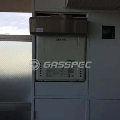 施工後の給湯器（ノーリツ GT-2460SAWX-1 BL）